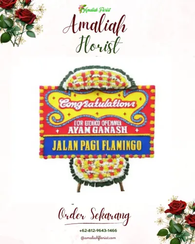 Bunga Papan Congratulation di Gununggedangan